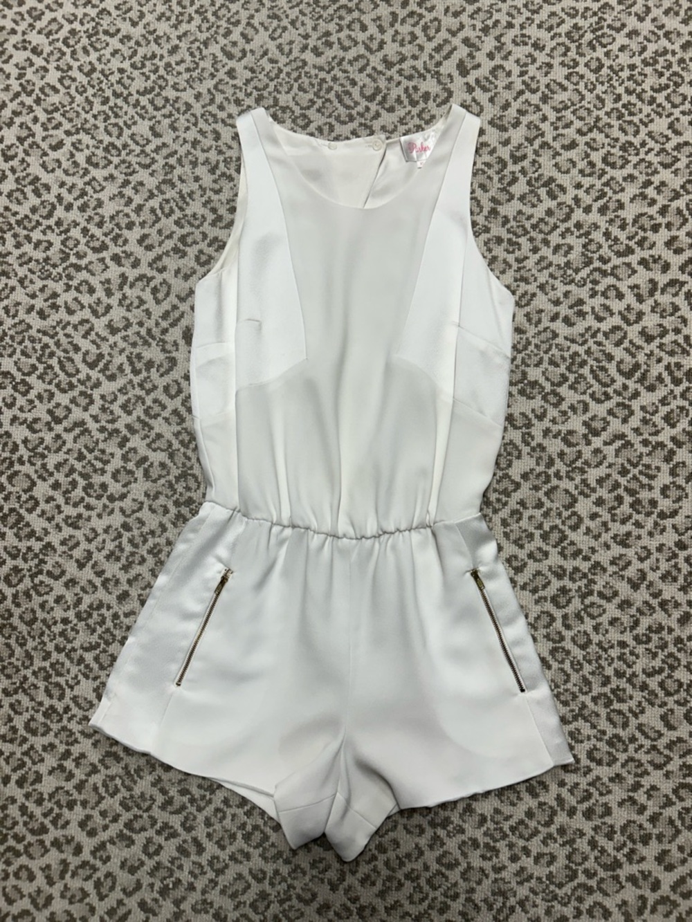 Parker Ivory Romper sz XS